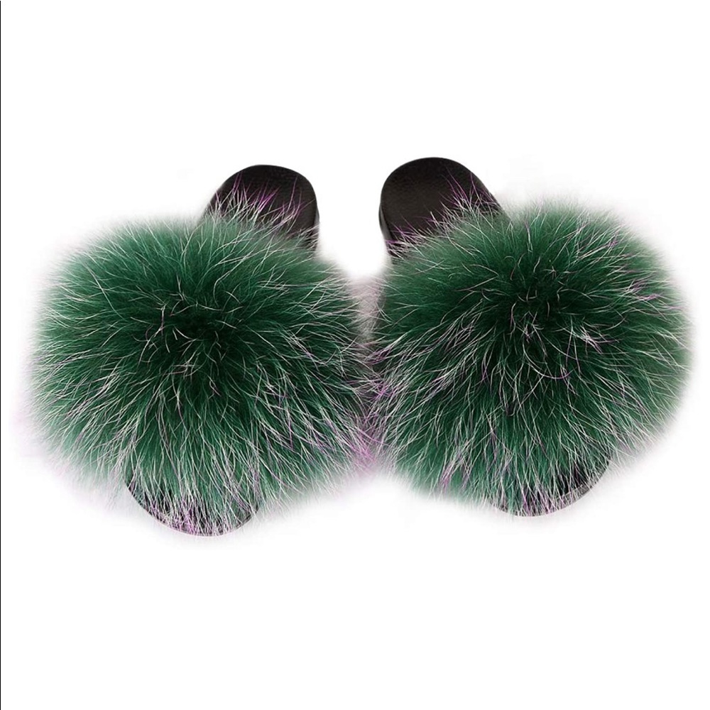 Genuine Fur Slides